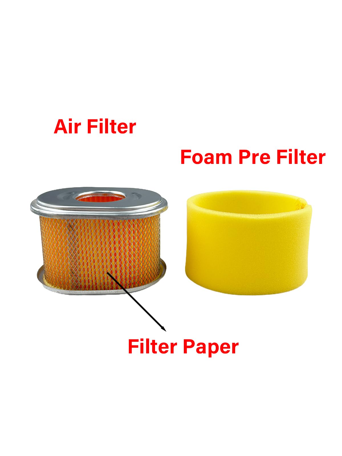 Turbotunity air filter closeup highlights pleated media and tight seal.