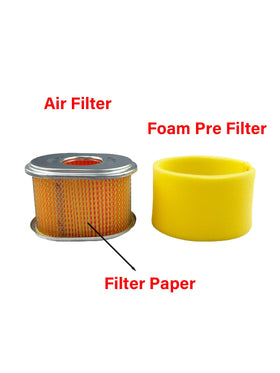 Turbotunity air filter closeup highlights pleated media and tight seal.