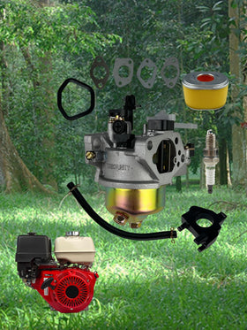 TURBOTUNITY carburetor kit compatible with lawn mowers and pressure washers.