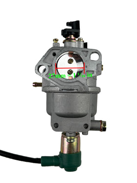 TURBOTUNITY generator carburetor kit included items close-up showing fuel line and gaskets.