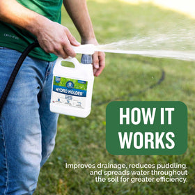 Turf Titan Hydro Holder soil moisture penetration aids root hydration in dry soils