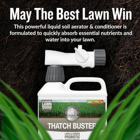 Turf Titan Soil Loosening Closeup reveals microbe action beneath turf surface.