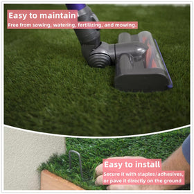 TURFLOID backyard decor turf for patios and decks
