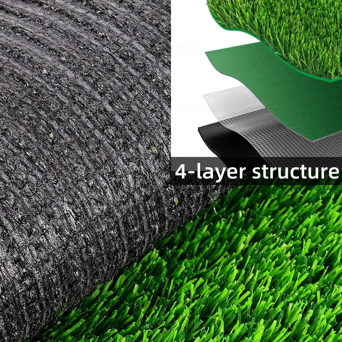 TURFLOID drainage holes prevent pooling in wet settings