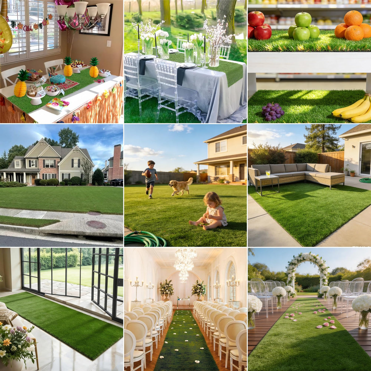 TURFLOID kid-safe and pet-safe turf for family spaces