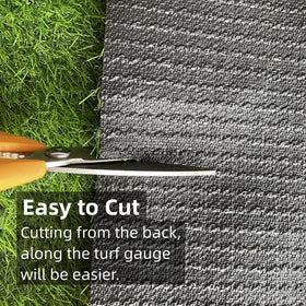 TURFLOID weather-resistant turf maintains color indoors or outdoors