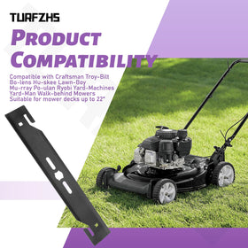 TURFZHS adapter for push mowers aids seamless blade interchange.