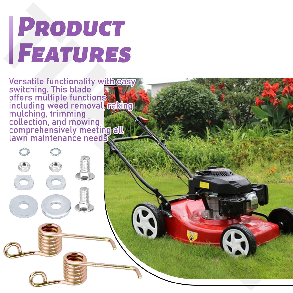 TURFZHS 645-80116A blade for 22 inch decks supports versatile mowing.