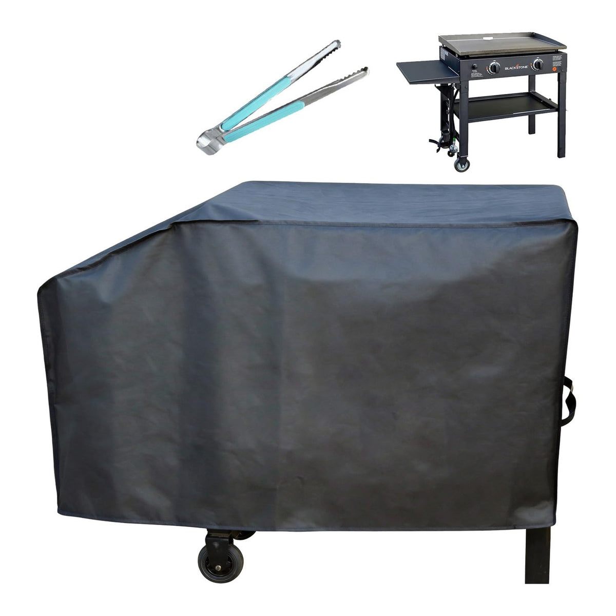 TURLIOARN 28-inch Blackstone griddle cover on a griddle, protecting from rain