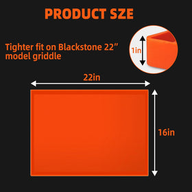 TURLIOARN silicone cover protects the griddle from debris and rust.