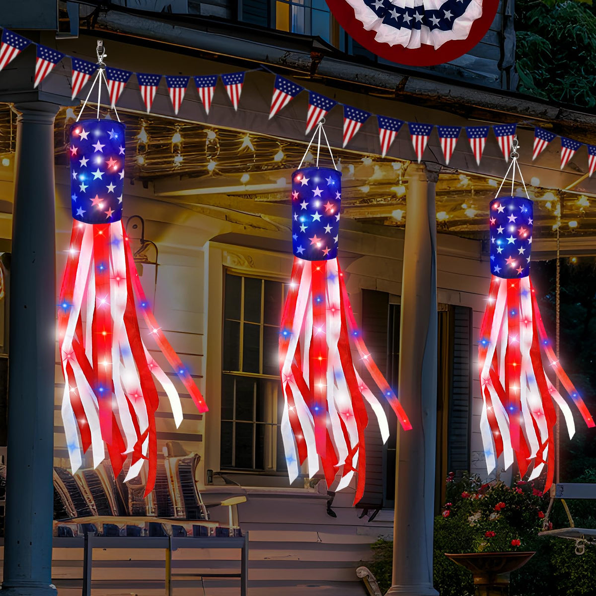TURNMEON 250th anniversary decor for Memorial Day and 4th of July celebrations