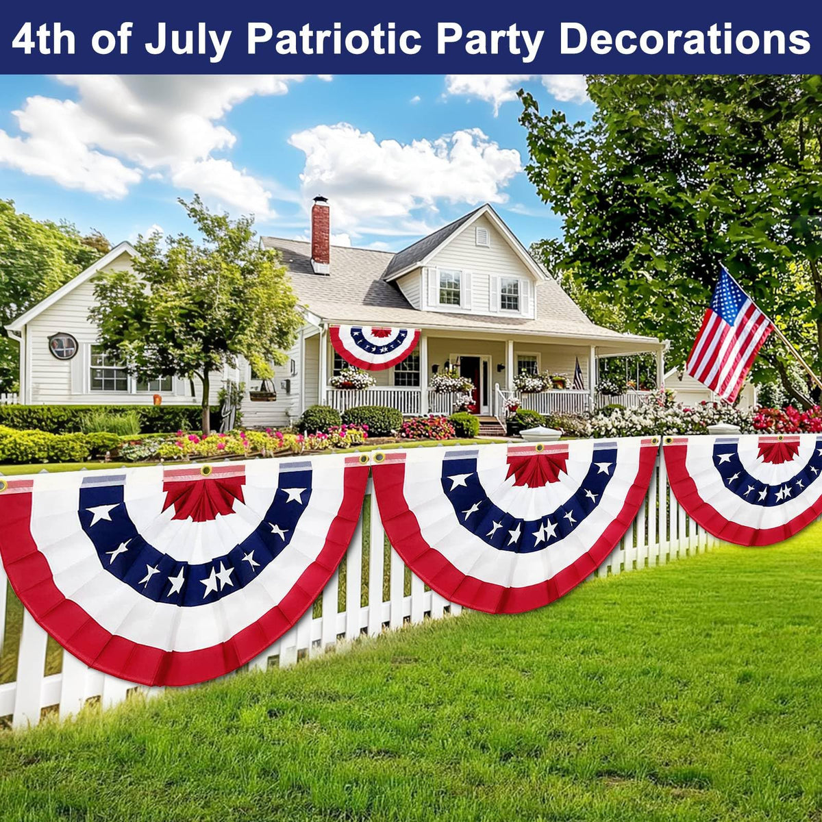 TURNMEON flags with brass grommets provide quick, secure hanging.