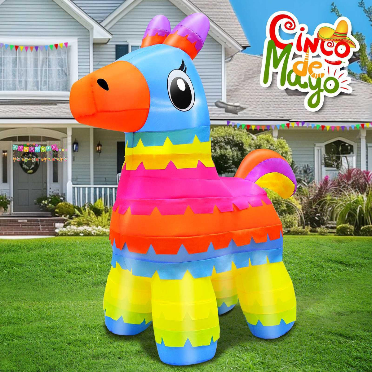 TurnMeon Cinco de Mayo outdoor fiesta decor for yards and doorways