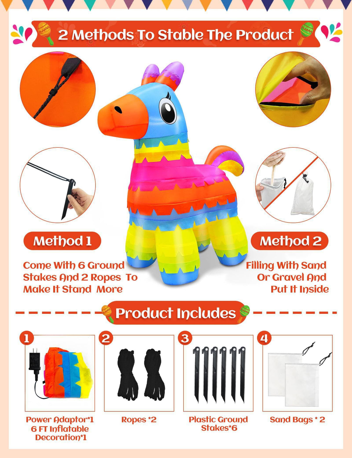 TurnMeon easy inflate deflate with included fan and bottom zipper