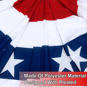 Turnmeon fade-resistant polyester flag for long outdoor use.
