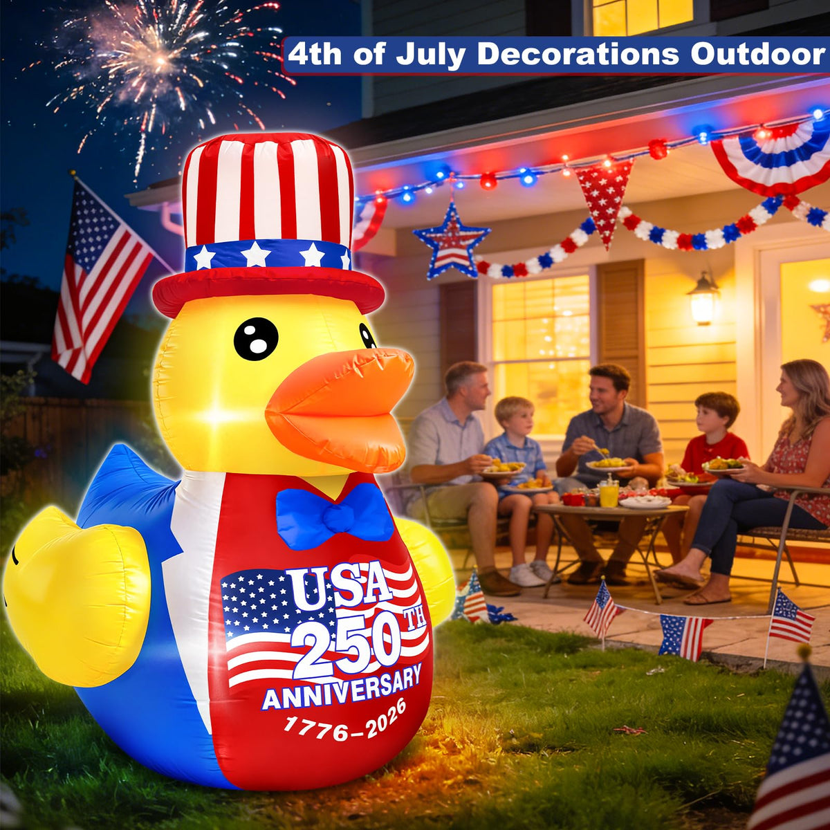 TURNMEON duck inflates quickly for easy setup and removal.