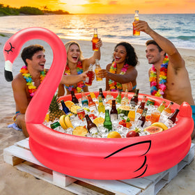 Turnmeon flamingo cooler quick drain feature after outdoor use