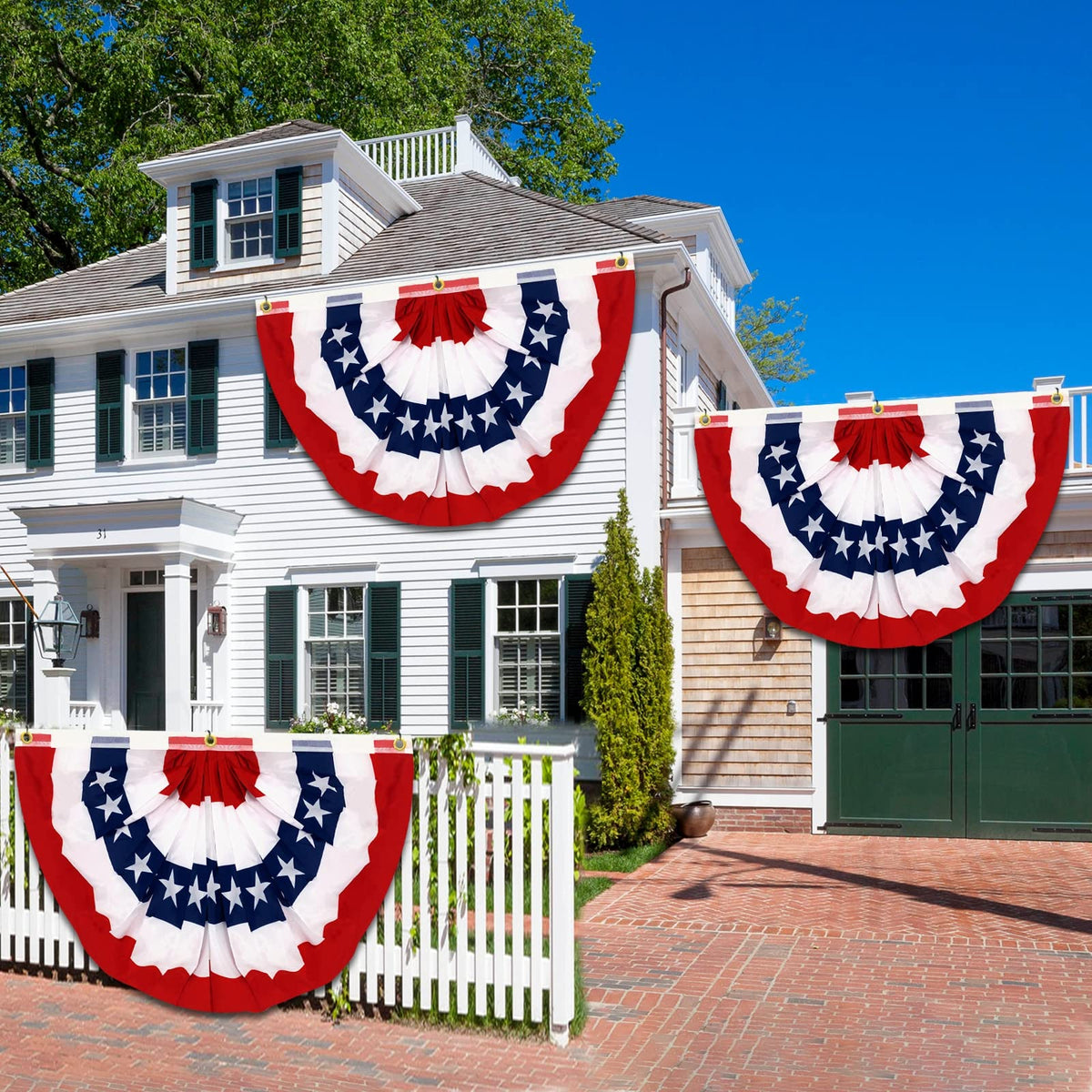 Turnmeon heavy-duty patriotic decor for Memorial Day and Fourth of July.