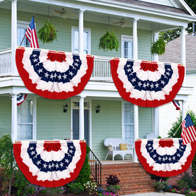 TURNMEON patriotic decor flag for Independence Day and Memorial Day gatherings.