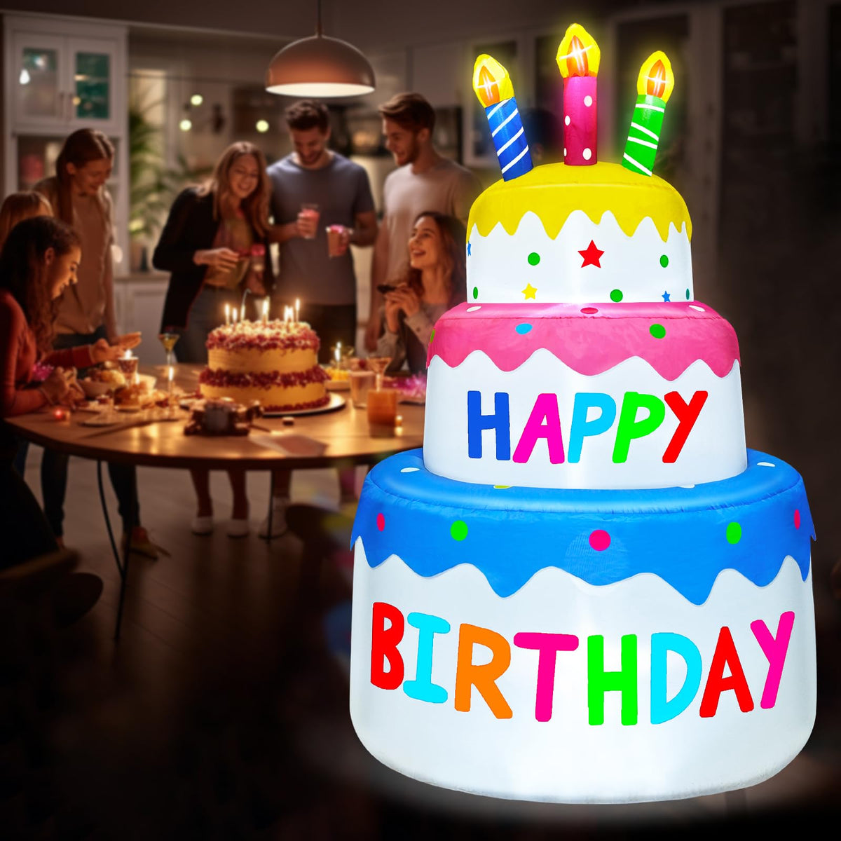 TURNMEON indoor home party display adds a playful focal point
