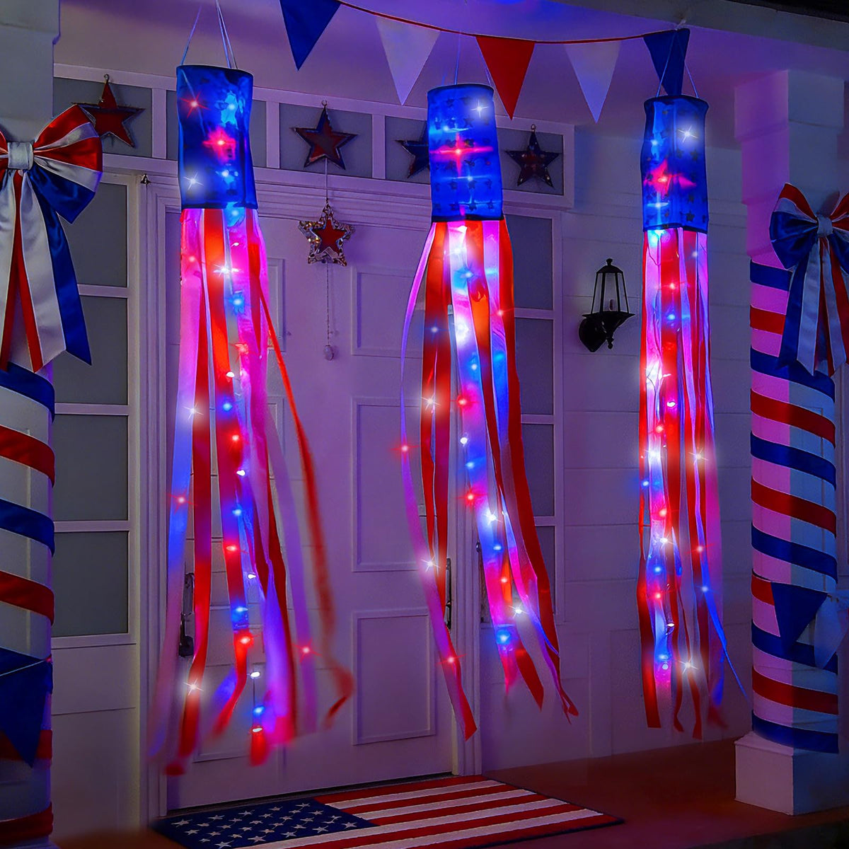 TurnMeOn durable outdoor windsock ideal for patio, lawn, and balcony displays.