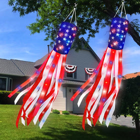 TURNMEON patriotic decor suited for Memorial Day to Independence Day.
