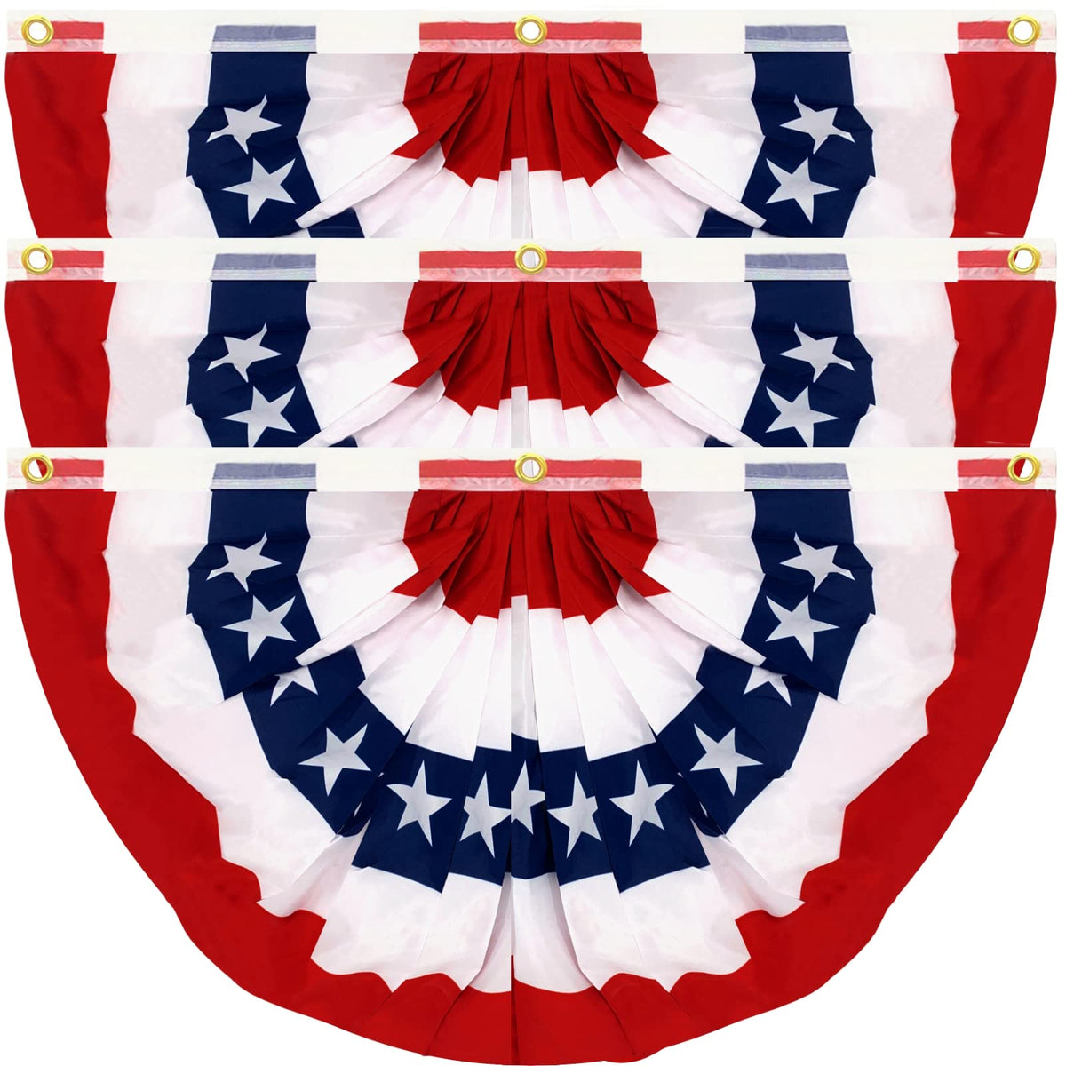 Turnmeon pleated flag 3x6ft for bold outdoor display on porch.