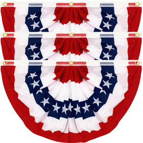 Turnmeon pleated flag 3x6ft for bold outdoor display on porch.
