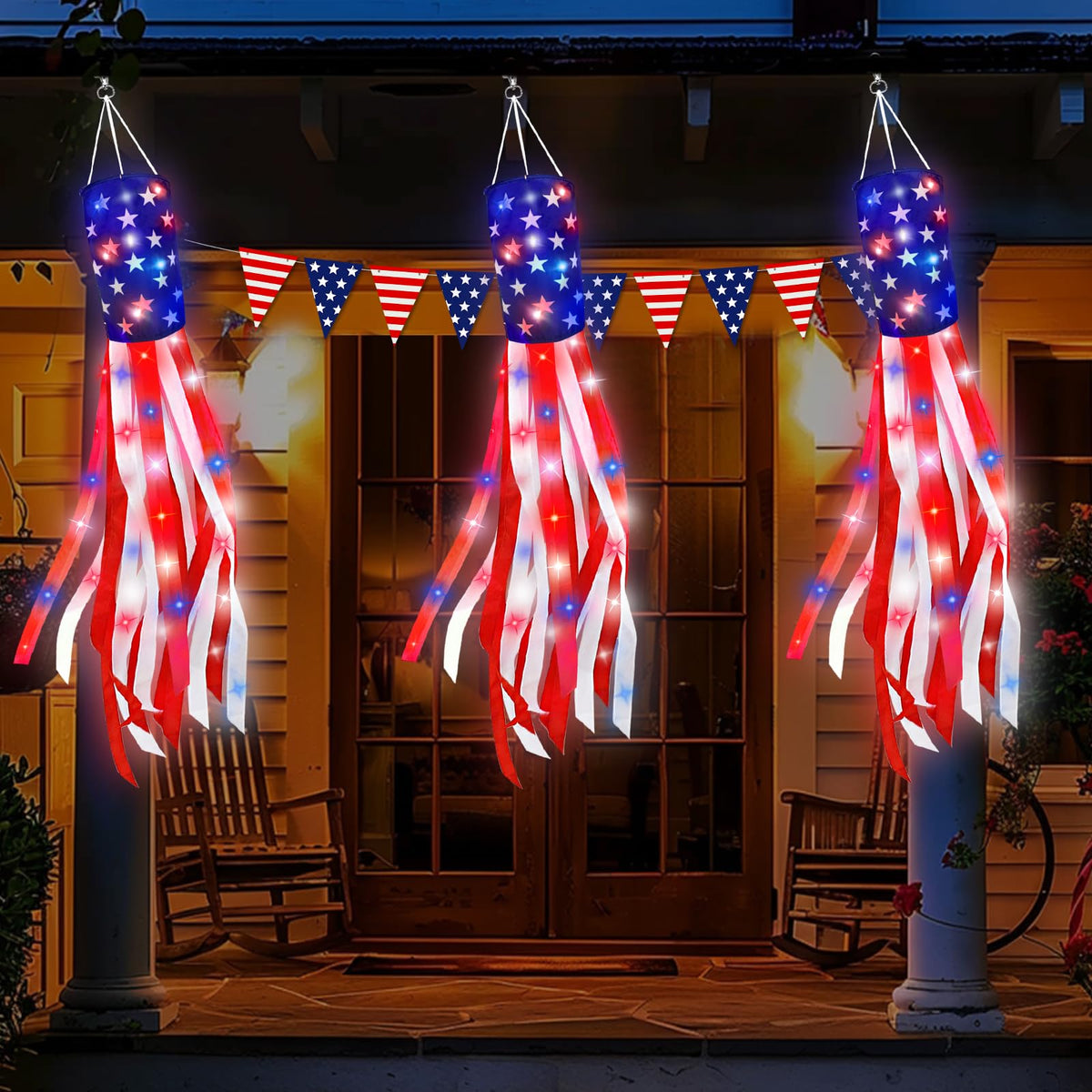Turnmeon 4th of July decor ideal for porches patios and balconies