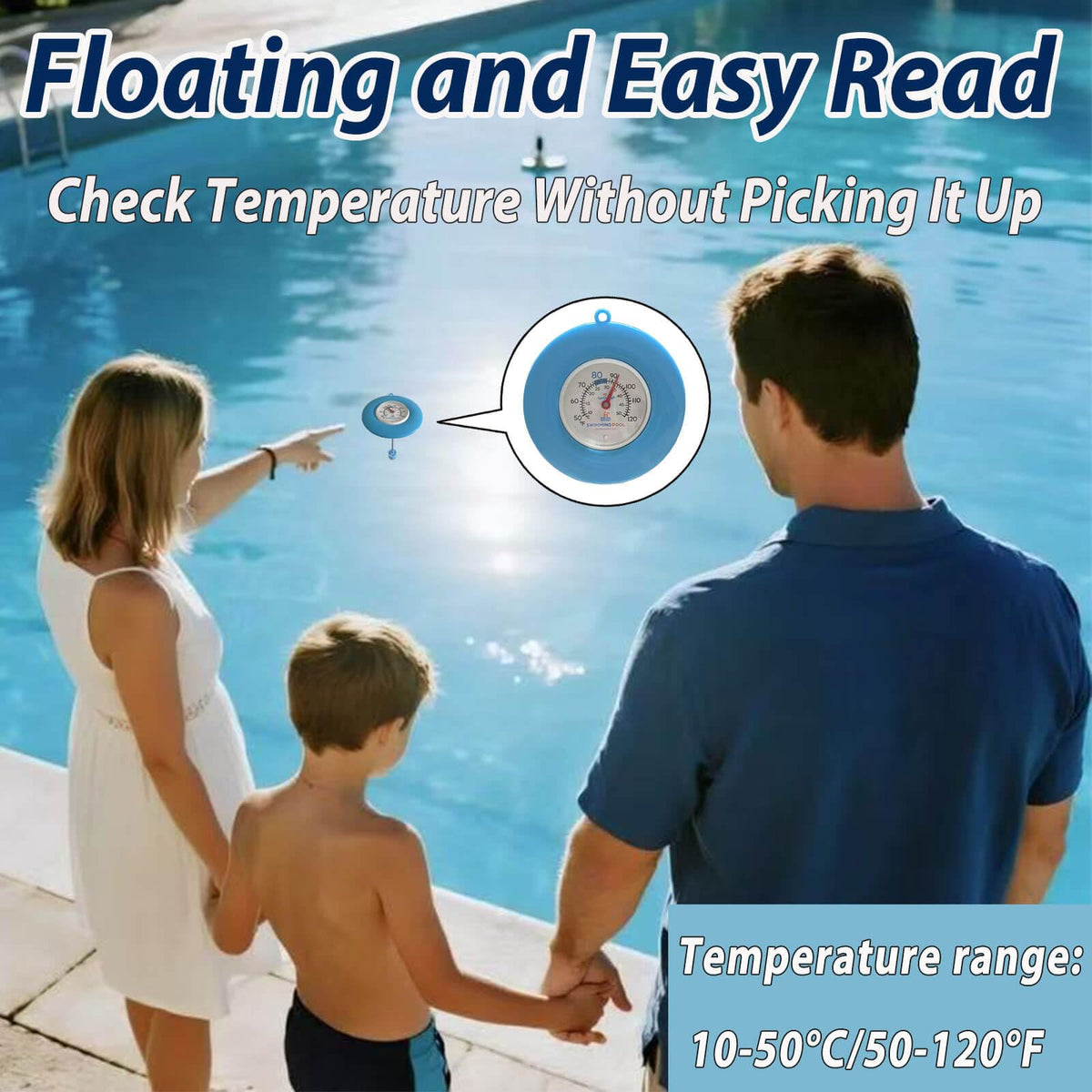 TurnOnLove suction mount thermometer secures on spa edges.