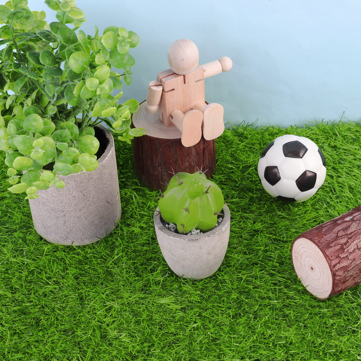 TURSTIN DIY craft grass patch ideal for miniature gardens.