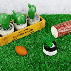 TURSTIN realistic turf patch adds soft, comfortable stepping feel indoors