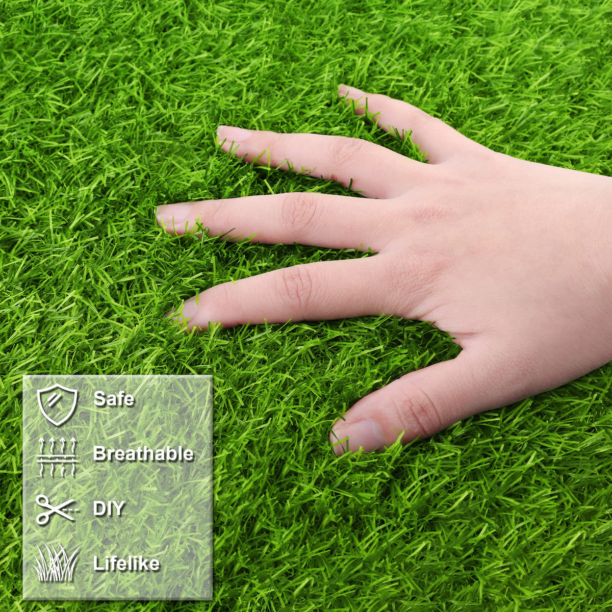 TURSTIN turf patch for patio decor offering quick green refresh.