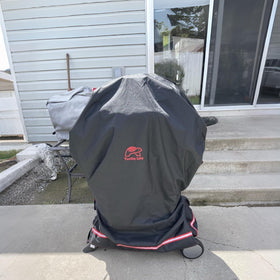 Turtle Life grill cover fits two-burner grills up to 30 inches wide