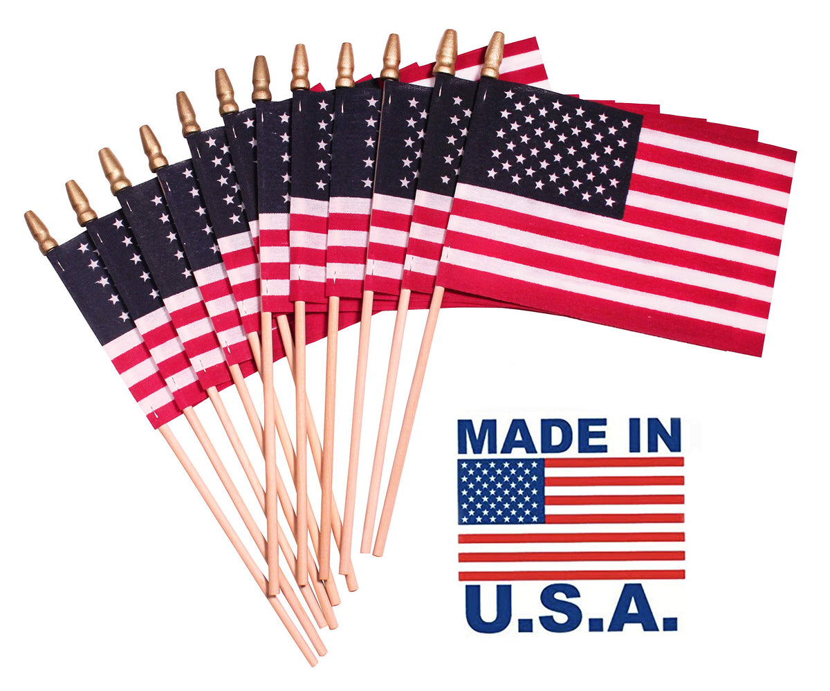 TUTARE 50 patriotic flag for flower pots and desk decor.