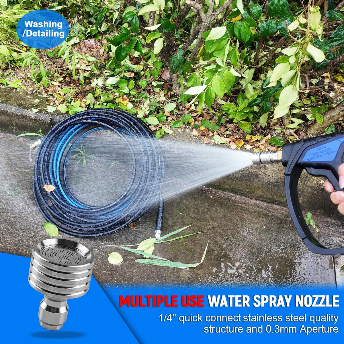 TUTULUCK rigid hose enables smooth turns during cleaning
