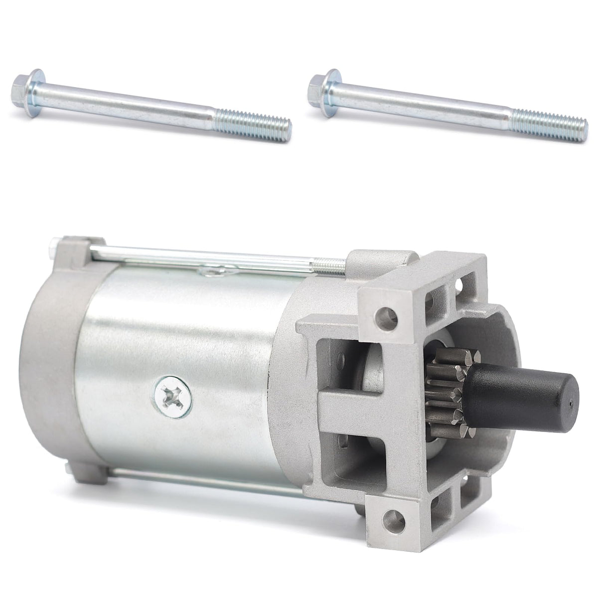 TUTUSIA 2P77F starter motor front view for reliable mower starts