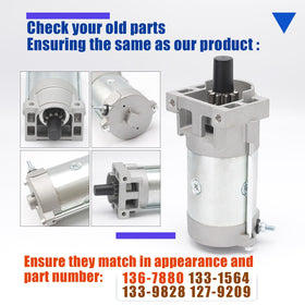 TUTUSIA 2P77F starter motor side view shows cranking consistency