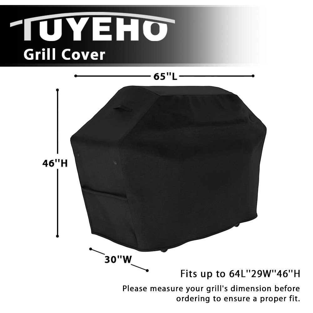 Tuyeho all-weather protection ideal for Weber, Char-Broil, and Brinkmann