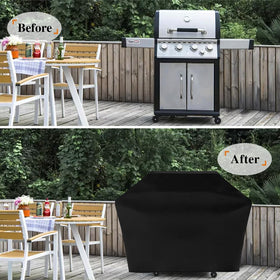 Tuyeho heavy-duty 900D fabric guards your grill against weather and dust