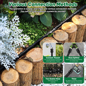 Tuzoc drip irrigation delivery targets roots with efficient moisture delivery