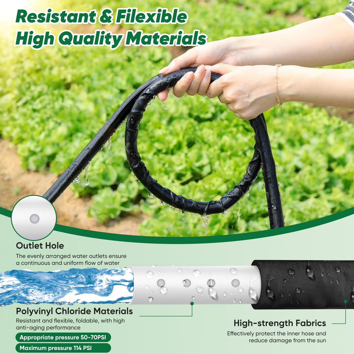 Tuzoc versatile design fits garden beds, veggies, fruit trees, and borders.