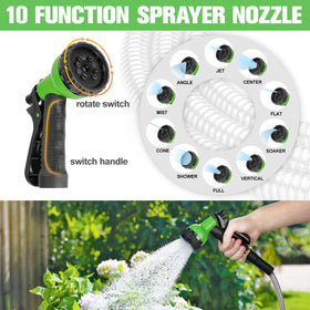TVKB two nozzles 10 function 6 function provide versatile watering and washing options.