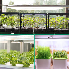 TVTUTPWY T5 Grow Lights aluminum housing aids heat dissipation