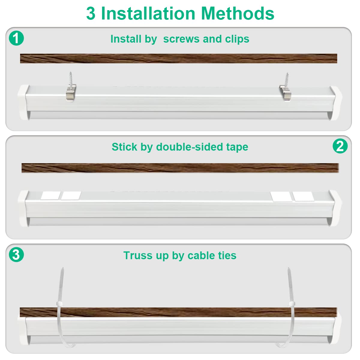 TVTUTPWY T5 Grow Lights supports up to 8 tubes for scalable lighting.