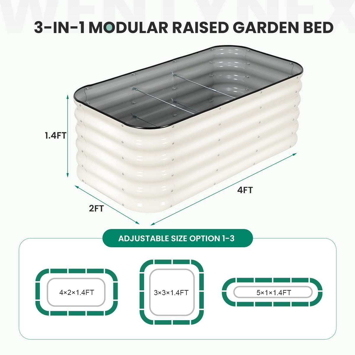 TwentyNext modular panels enable flexible layouts for various garden shapes