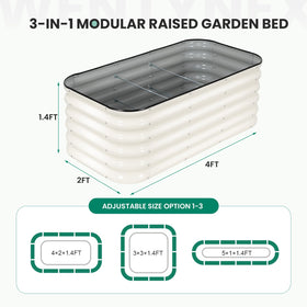 TwentyNext modular panels enable flexible layouts for various garden shapes