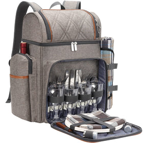 TwentyNext picnic backpack with insulated cooler compartment keeps drinks cool on sunny days