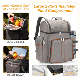 TwentyNext top cooler compartment preserves beverages at the right temperature