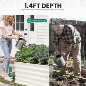 TwentyNext raised bed ready for vegetables, herbs, and flowers